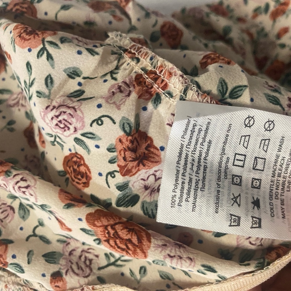 Mama Licious Maternity milkmaid Floral Off the shoulder Mini Dress size M - Picture 7 of 8